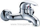 Brass Wall Mounted One Handle Mixer Taps Shower Faucet , 0.05MPa - 0.9MPa