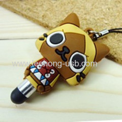 Fashionable cute Cartoon doll stylus touch pen