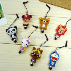 OEM promotion gift cartoon stylus touch pen for iphone4