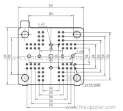 Mold platen drawing of SSF900