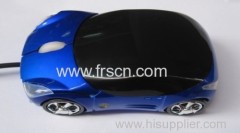 LED car shape 3D optical usb cable optical mouse