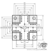 Mold platen drawing of SSF1680