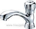 Traditional Chrome Plated Single Cold Water Taps Brass Faucet with Ceramic Cartridge