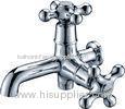 Brass Chrome Plated Single Cold Water Taps with Double Handles for Mop Pool , HN-5F01