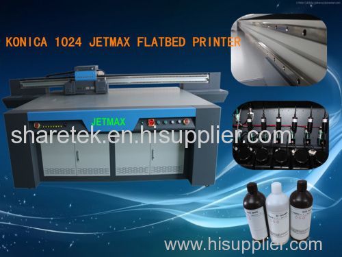 The LED UV Flatbed printer with konica 1024