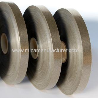 phlogopite mica tape with sigle fiberglass backed