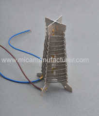 mica heating element with resistant wire for hair dryer