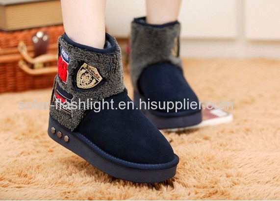 Thick bottom bread cotton short boots