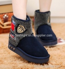 Thick bottom bread cotton short boots