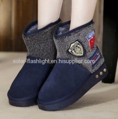 Thick bottom bread cotton short boots