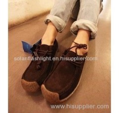 Retro matte leather shoes