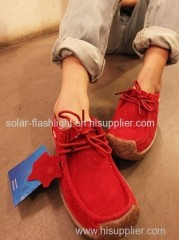 Retro matte leather shoes