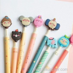 Cute cartoon fashion small fresh adorable thing pressing the ball point pen