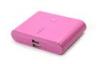 Universal 12000mah USB Power Bank Fireproof For Phone And PC Tablet , PDA