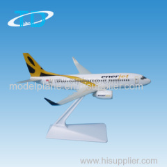 B737-700 1:100 34cm enerJet model manufacturer plastic trophy