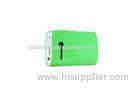 Green Laptop Universal External Cell Phone Battery Charger , PC ABS Fireproof