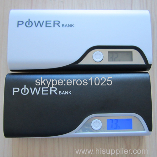 Fashion Design 10,000mAh Dual USB Power Banks, High-quality, LED Screen Number Display Power Supply