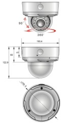 IP68 Outdoor Vandal-proof Dome Camera