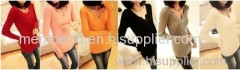 New Korean V collar long sleeved short slim sleeve head bottoming sweaters sweaters