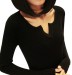 New Korean V collar long sleeved short slim sleeve head bottoming sweaters sweaters