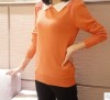 2013 new Korean winter sweet shirt collar lace long sleeved knit sweater