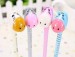 Students Cute cartoon expression creative stationery donkey neutral pen plastic ballpoint pen