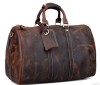 Europe and the United States to restore ancient ways hand crazy horse leather suitcase travel bag