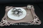 4mm Precision Solid Steel Balls , G100 Hardened Stainless Steel Balls