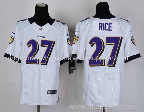 NFL Ray Rice #27 Baltimore Ravens Game Jersey - White