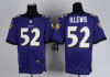 High Quality NFL Baltimore Ravens Ray Lewis #52 Game Jersey, Player Jersey - Purple
