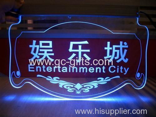 LED acrylic Entertainment city billboard