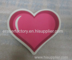 Jumbo Heart Erasers for Lovers