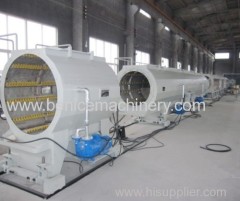 HDPE large diameter water supply pipe machine