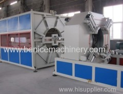 HDPE large diameter water supply pipe machine