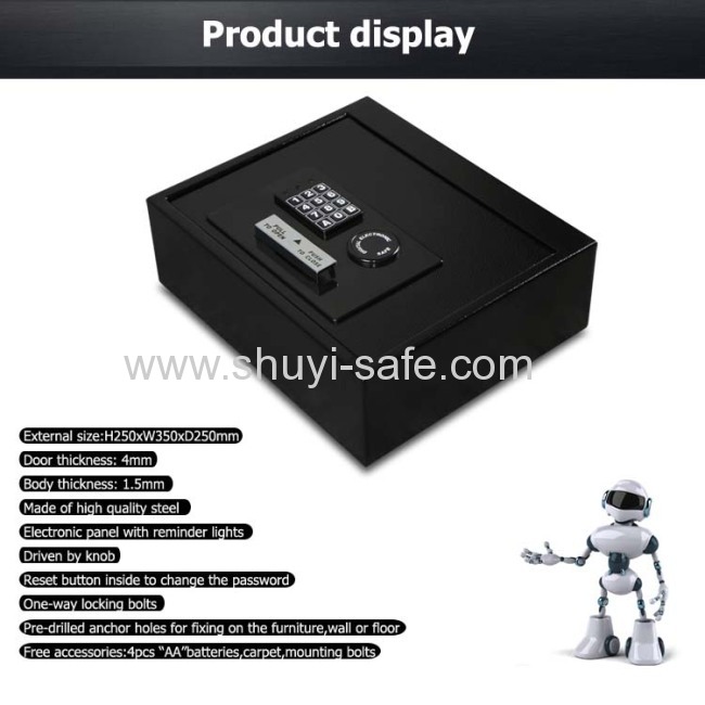 electronic laptop safe box as home safe from china manufacturer
