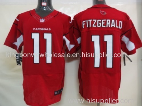 NFL Arizona Cardicals 11 Fitzgerald Red Elite Jerseys