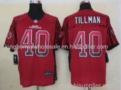 2013 NEW NFL Arizona Cardicals 40 Tillman Drift Fashion Red Elite Jerseys