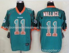 NFL Miami Dolphins 11 Wallace Drift Fashion Green Elite Jerseys