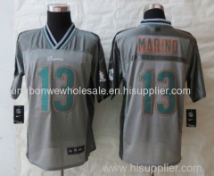 2013 New NFL Miami Dolphins 13 Marino Grey Vapor Elite Jerseys