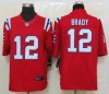 NFL New England Patriots 12 Brady Red Limited Jersey