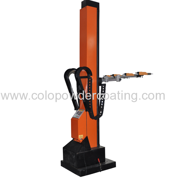 Powder coating gun lifter