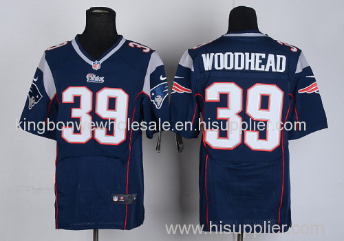 New England Patriots Danny Woodhead 39 Game Jersey, NFL Jersey - Blue