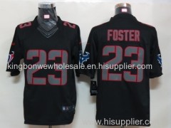 Black Houston Texans 23 Foster Impact Limited Jersey, NFL Jersey for American Football Games