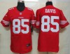 New San Francisco 49ers 85 Davis Red Elite Jerseys, NFL Football Jerseys