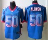 NEW High Quality NFL Jersey, Buffalo Bills 50 Alonso Drift Fashion Blue Elite Jerseys