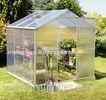 Sunor Modular Aluminum Poly Sheet Backyard Greenhouse Kits For Tomato / Mushroom