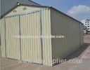 DIY White Apex Steel Car Garage / Shed With Powder Coated Metal Frame 15yrs No-rusting Warranty