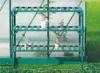 Easily Assembled Green Metal Flower Shelf / Flower Holder With 3 Tier Aluminum Frame