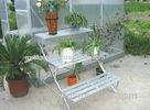 3 Layer Metal Staging / Greenhouse Shelf , Customized Aluminum Greenhouse Spares and Accessories