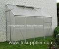 Silver White Waterproof Garden Lean To Greenhouse kits With Powder Coated Metal Frame